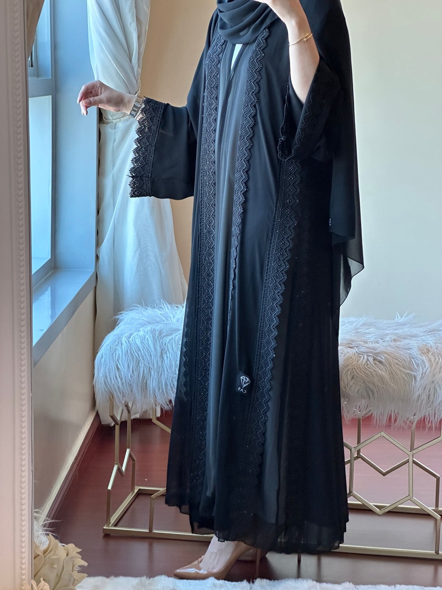 C - Ramadan - Eid - Black - Abaya - 31