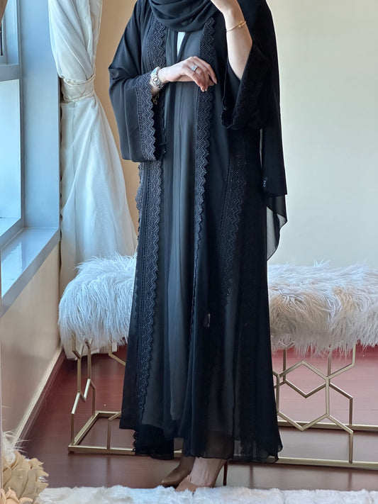 C - Ramadan - Eid - Black - Abaya - 31