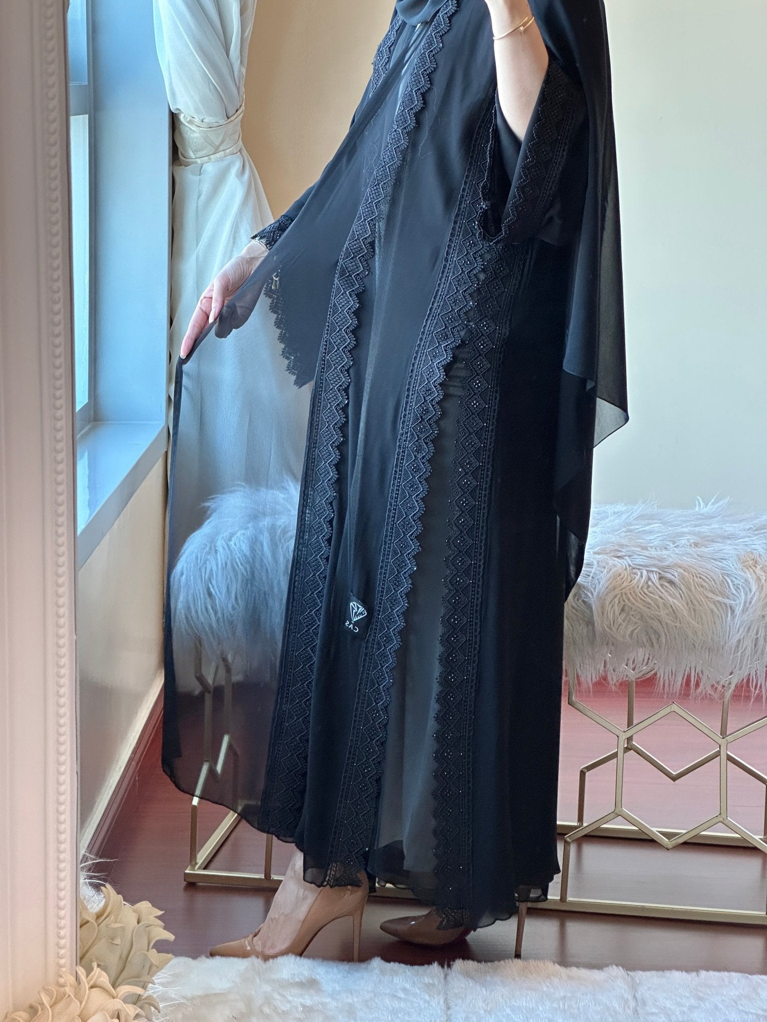 C - Ramadan - Eid - Black - Abaya - 31