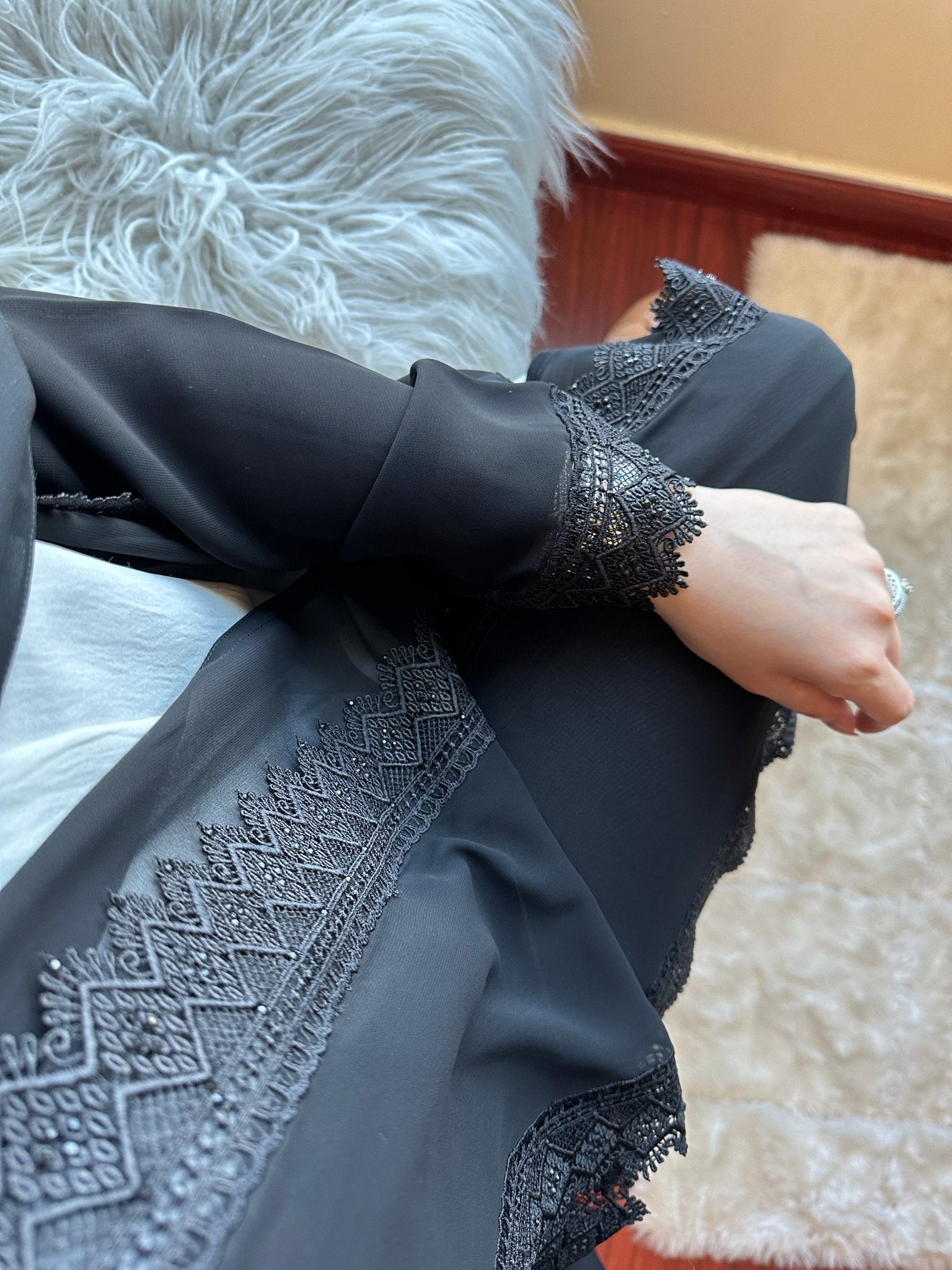 C - Ramadan - Eid - Black - Abaya - 31