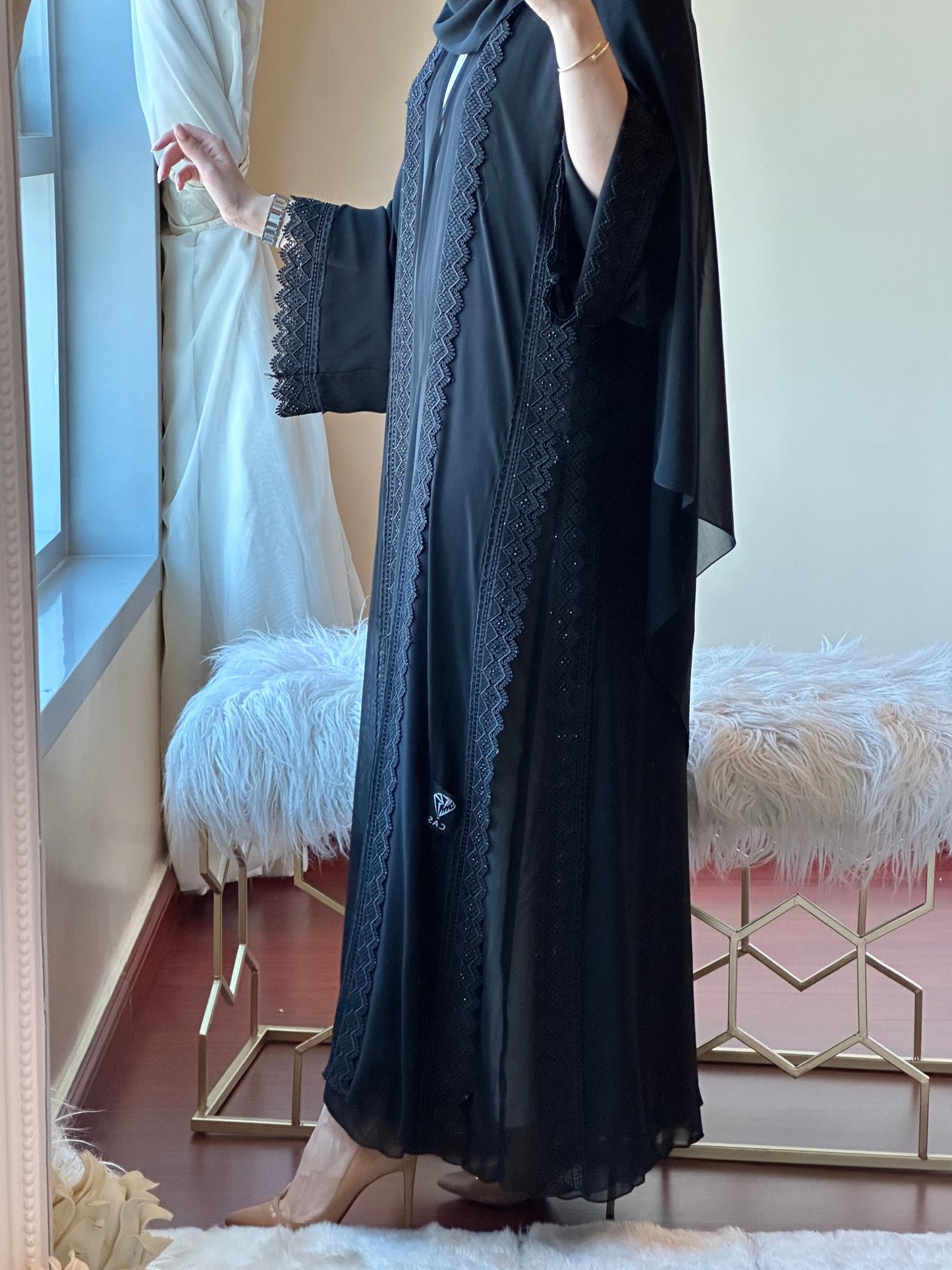 C - Ramadan - Eid - Black - Abaya - 31