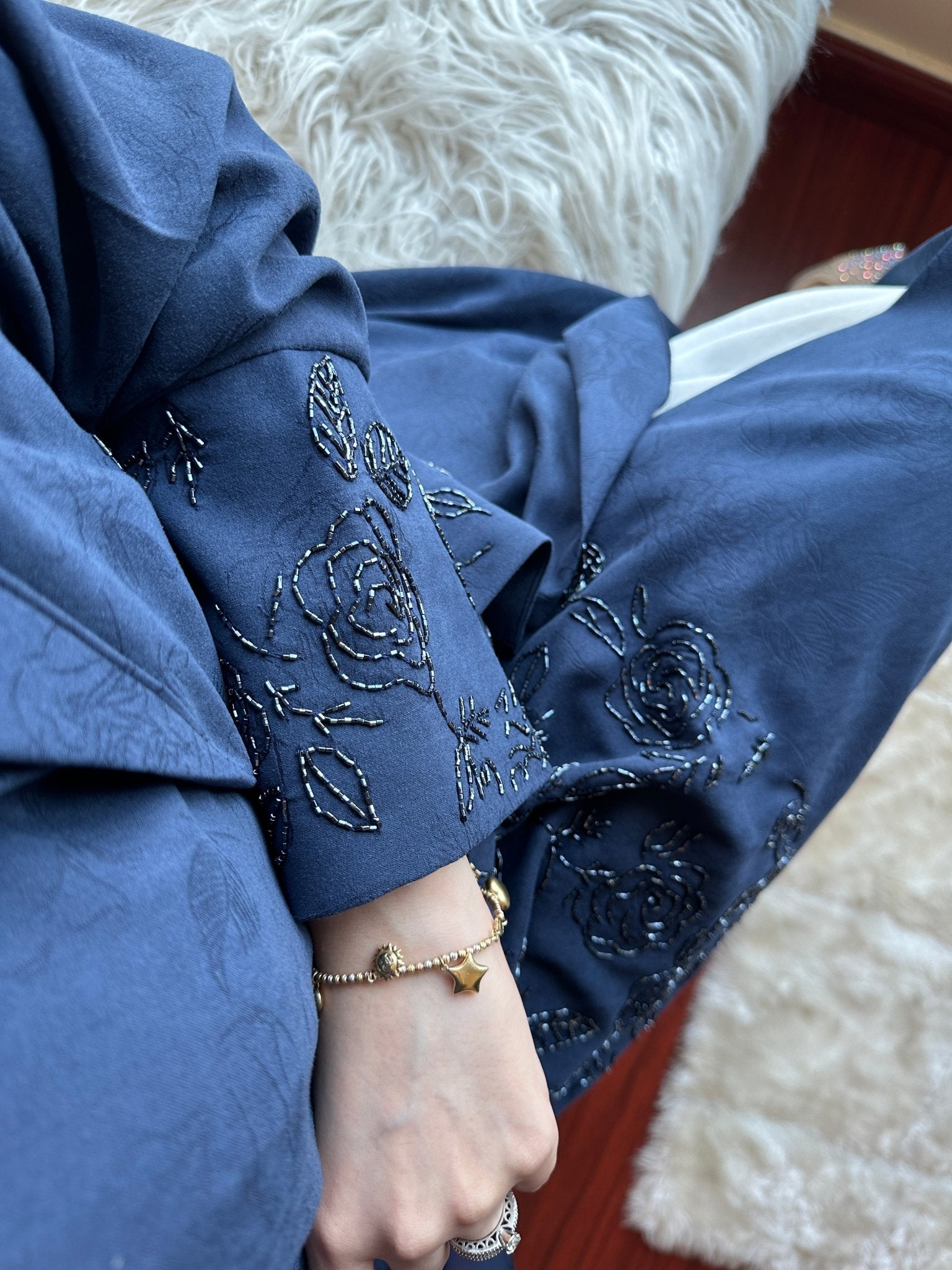 C - Ramadan - Eid - Blue - Abaya - 18