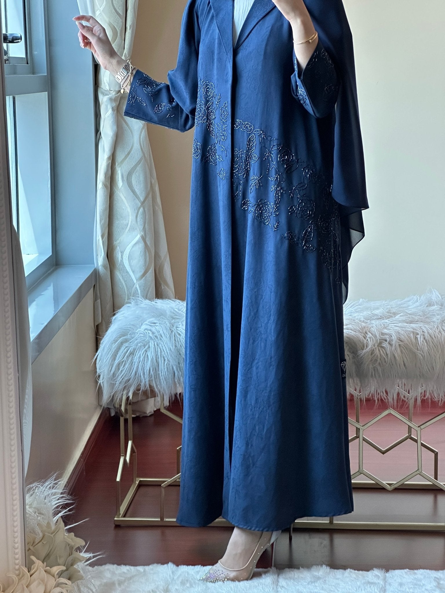 C - Ramadan - Eid - Blue - Abaya - 18