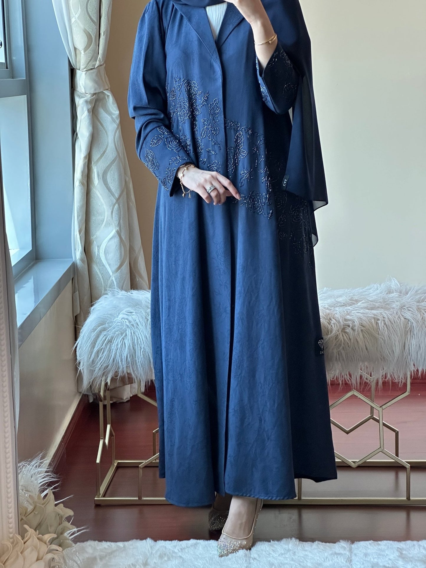 C - Ramadan - Eid - Blue - Abaya - 18