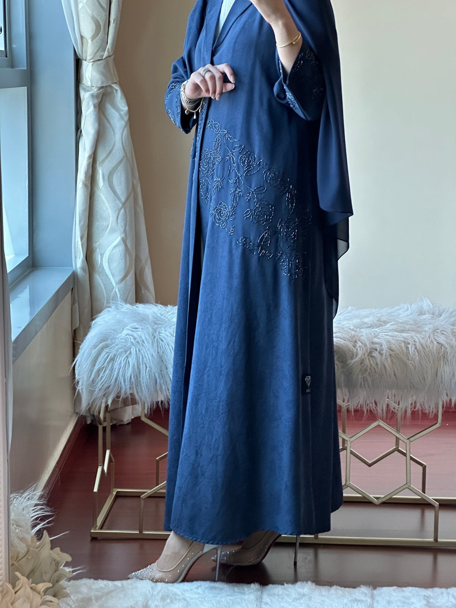 C - Ramadan - Eid - Blue - Abaya - 18