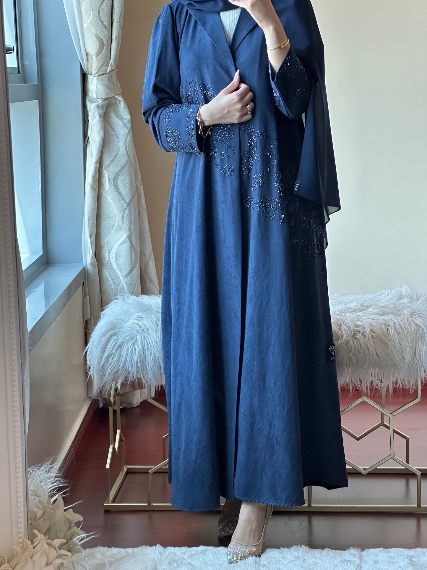 C - Ramadan - Eid - Blue - Abaya - 18