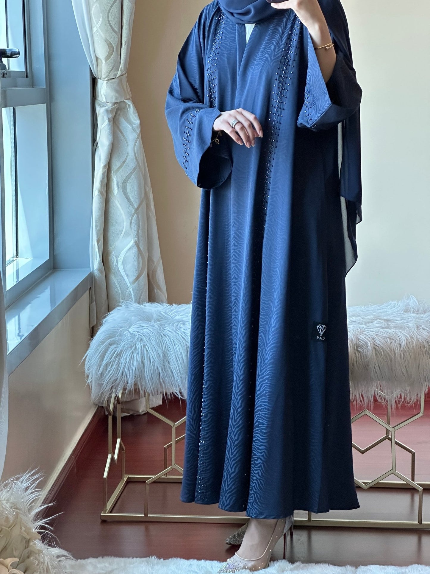 C - Ramadan - Eid - Blue - Abaya - 21