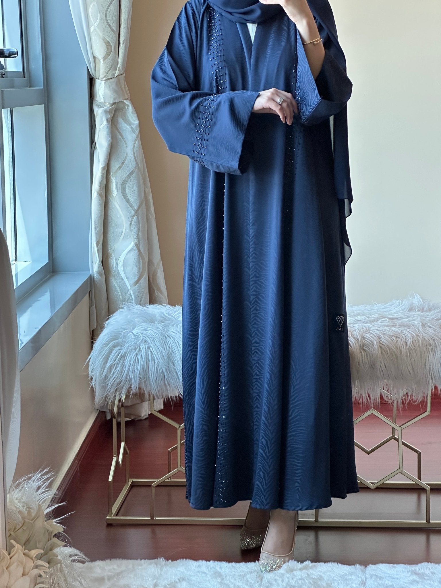 C - Ramadan - Eid - Blue - Abaya - 21