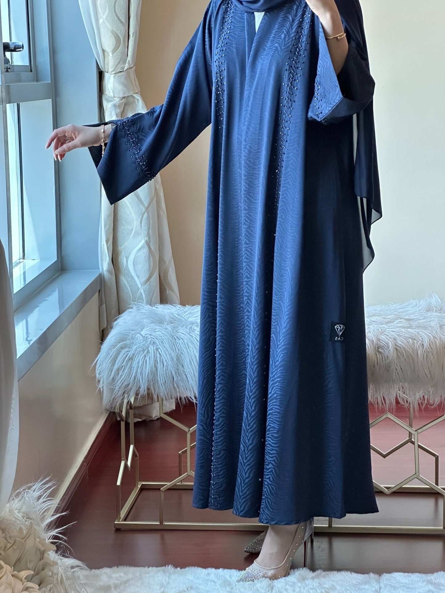 C - Ramadan - Eid - Blue - Abaya - 21