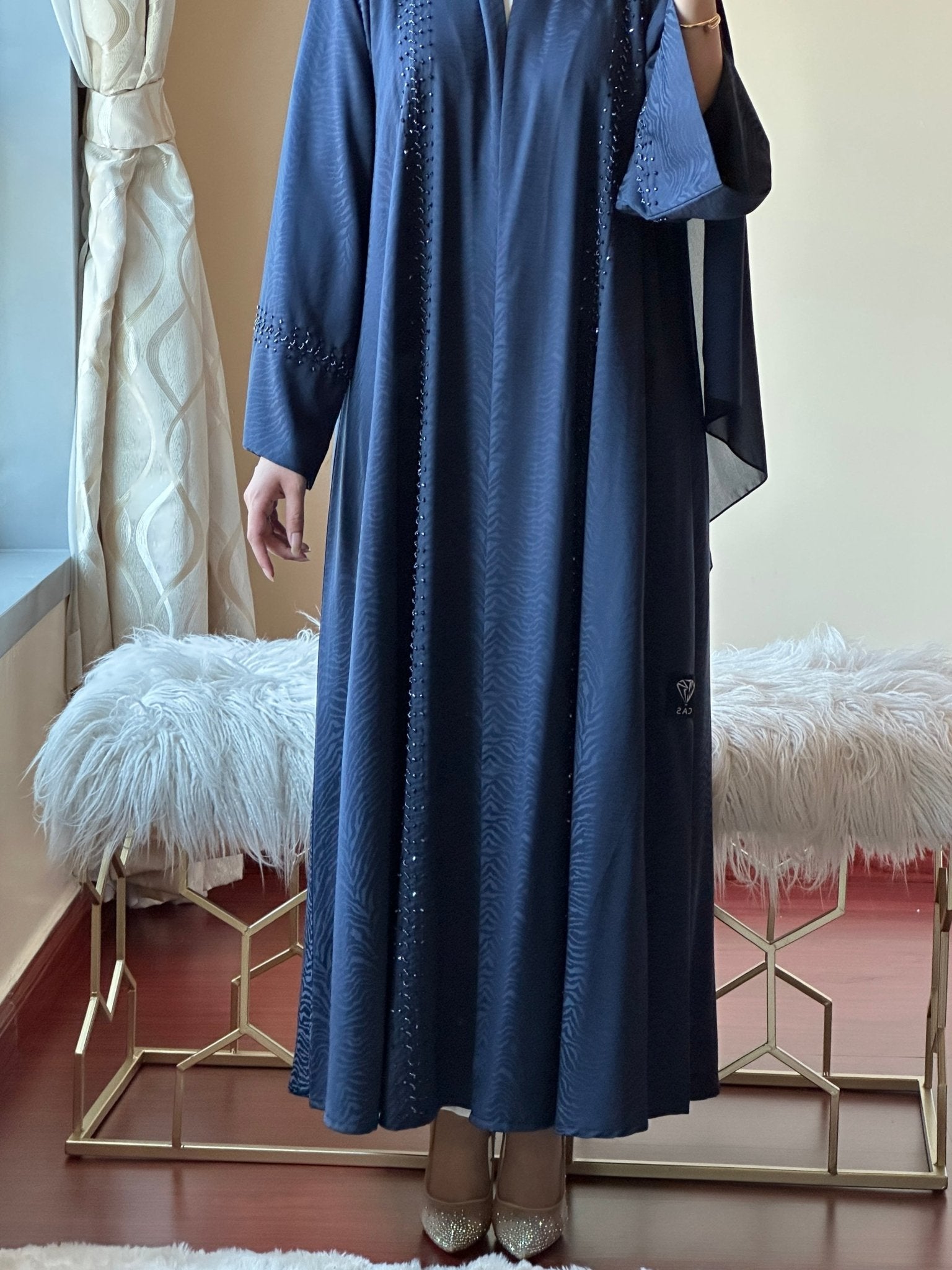 C - Ramadan - Eid - Blue - Abaya - 21