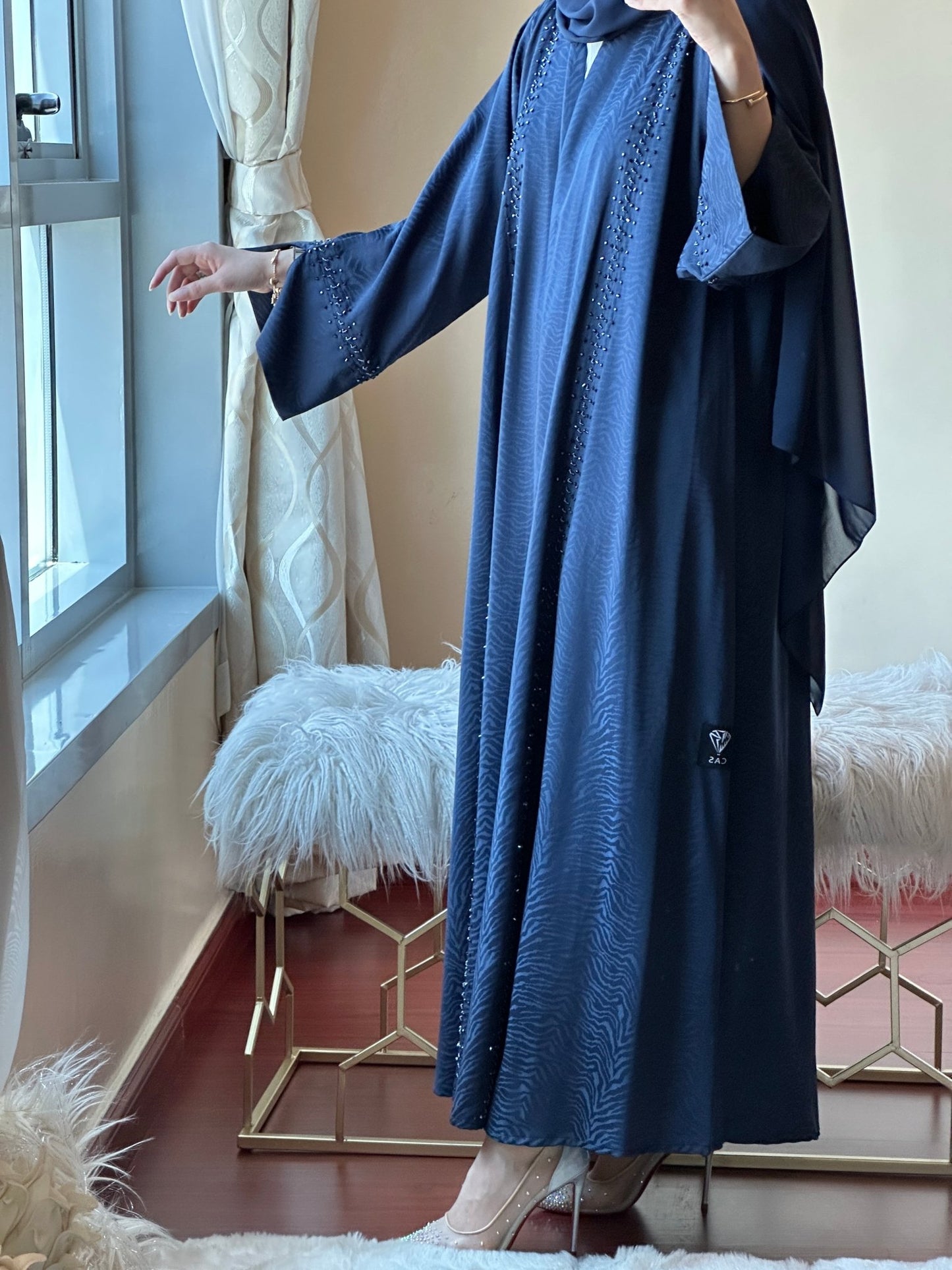 C - Ramadan - Eid - Blue - Abaya - 21