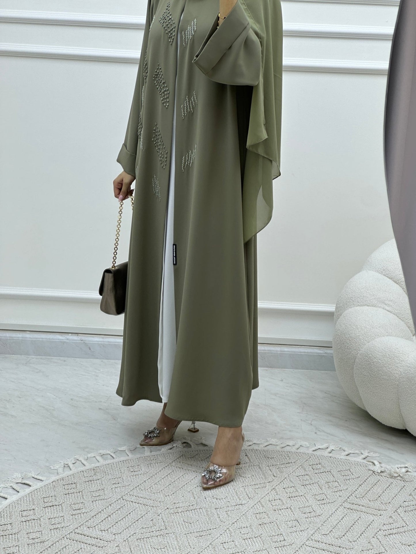 C Ramadan Green Eid Abaya