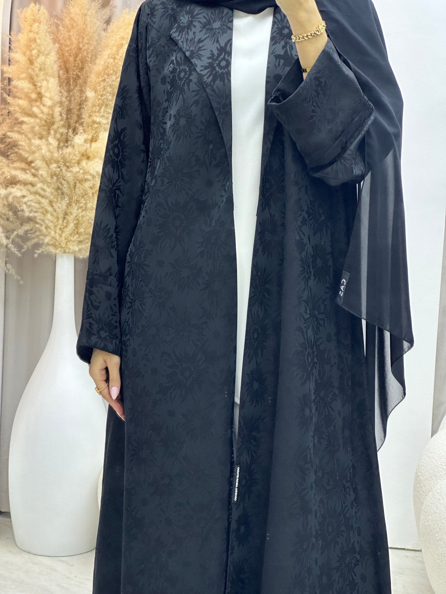 C RTW 0050 Black Abaya