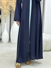 C RTW 0109-03 Navy Blue Pleated Abaya