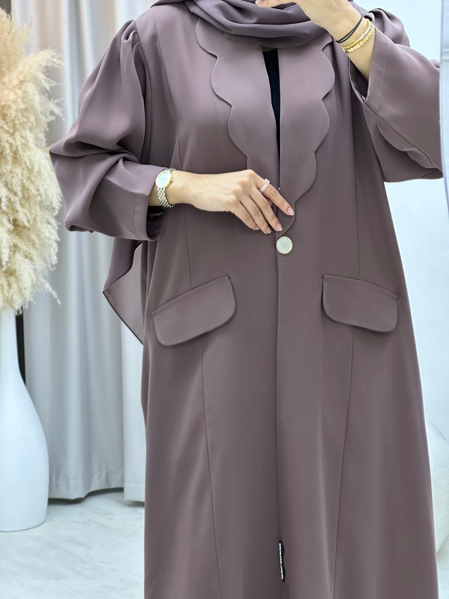 C RTW 0133 - 06 Purple Coat Abaya