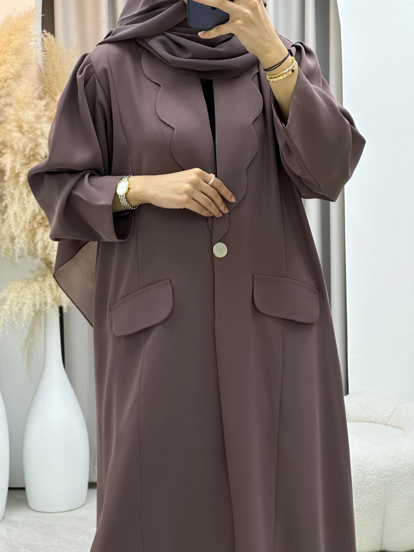 C RTW 0133 - 06 Purple Coat Abaya