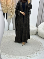 C RTW 0158-04 Brown Camo Bisht Abaya