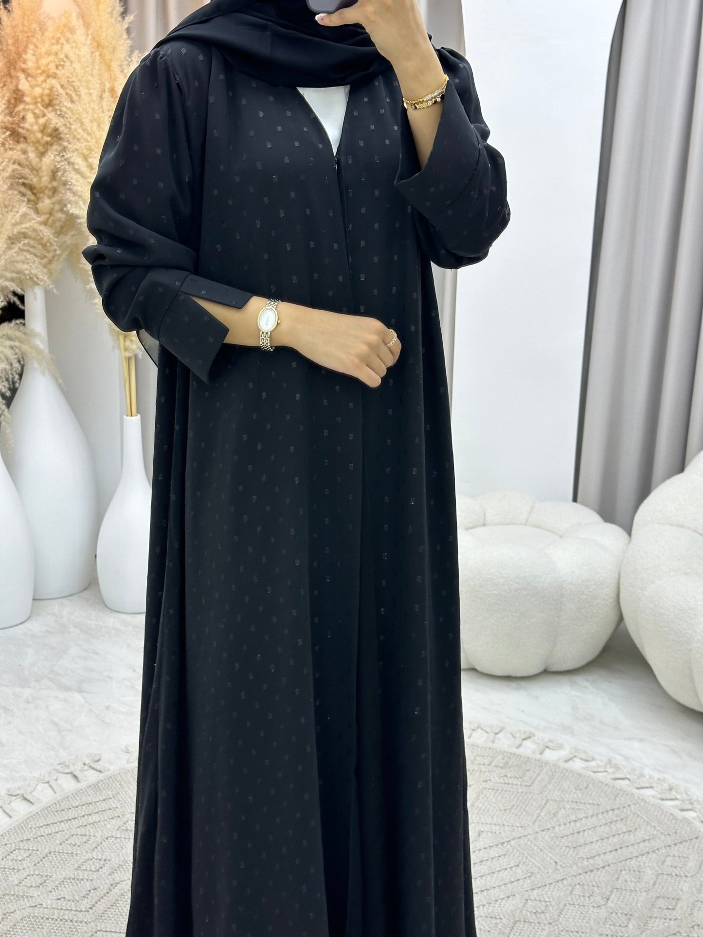 C RTW 0181 Black Abaya