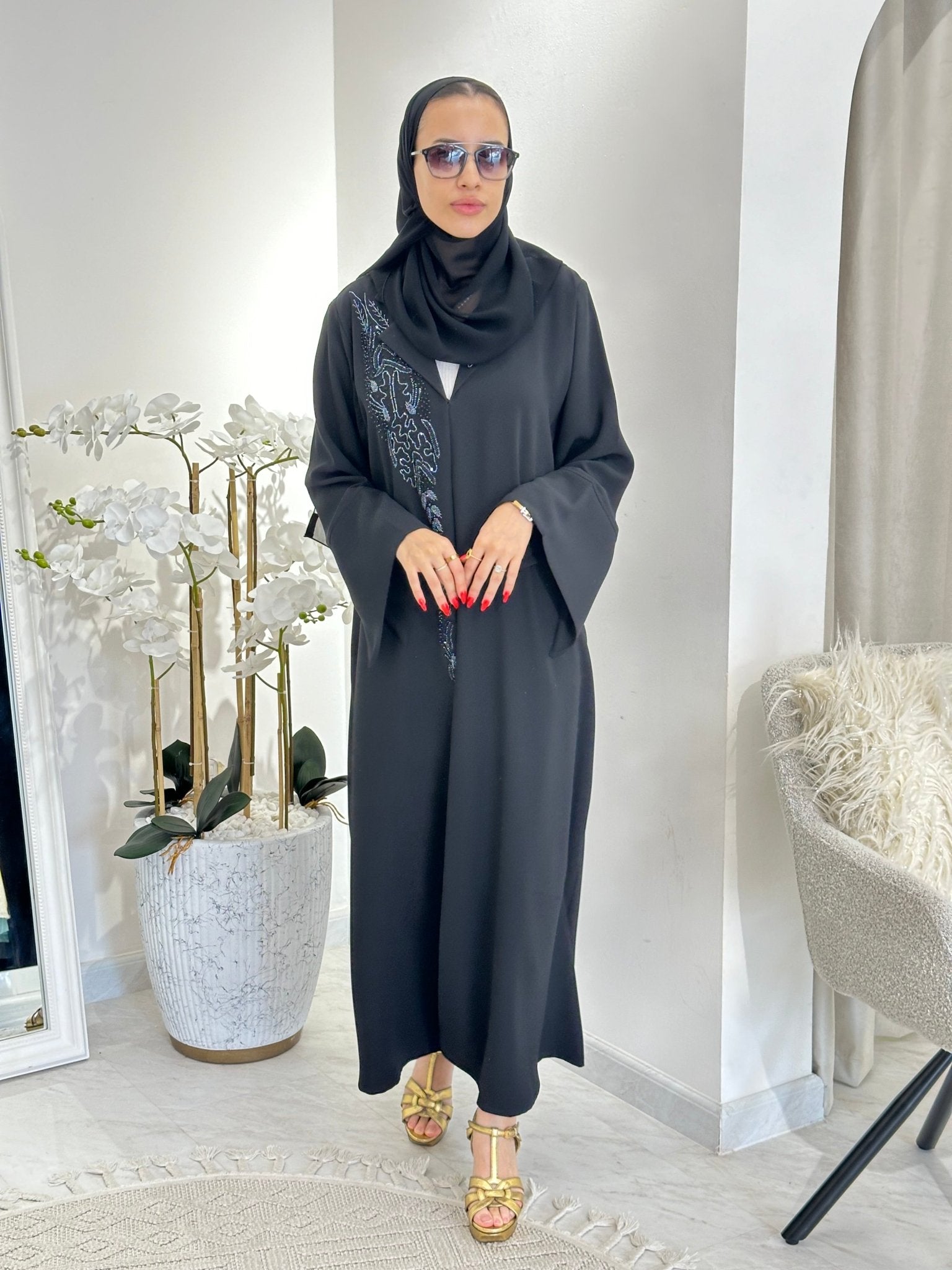 C RTW 0341 Black Abaya