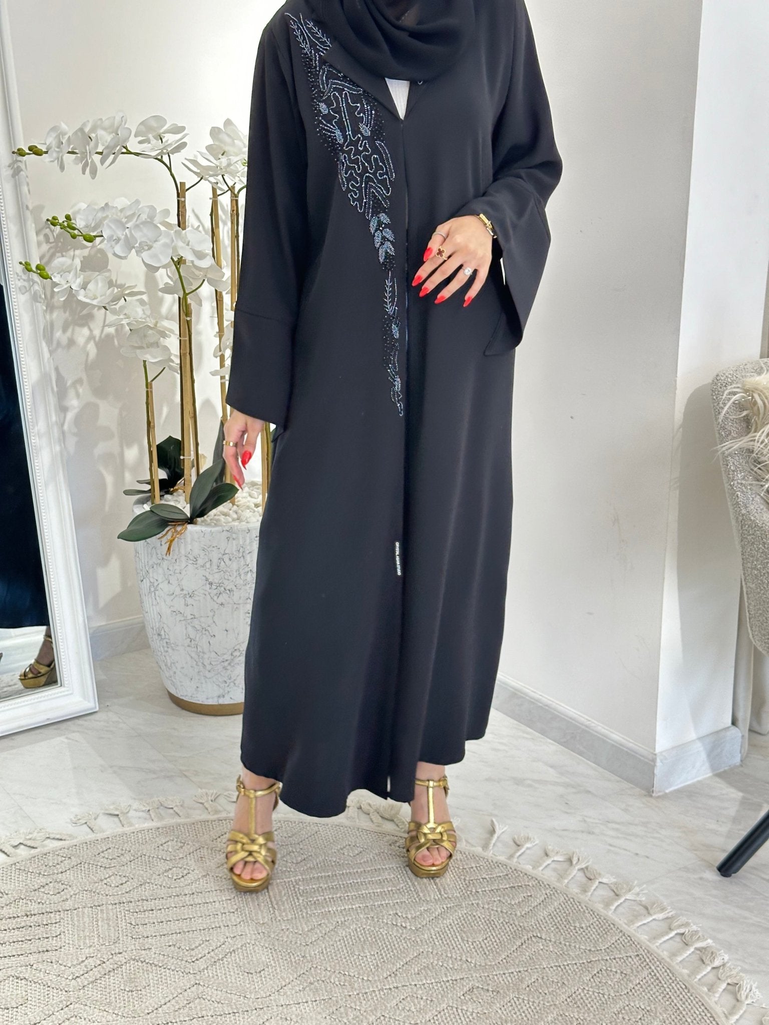 C RTW 0341 Black Abaya