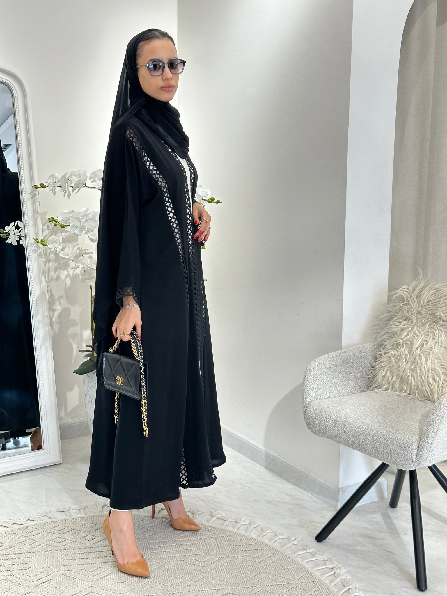 C RTW 0349 Black Abaya