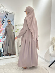 C RTW 0363 Beige Abaya