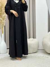 C RTW 0587-03 Purple Floral Printed Abaya