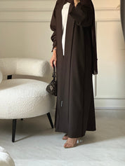 C RTW 0609 Dark Brown Abaya