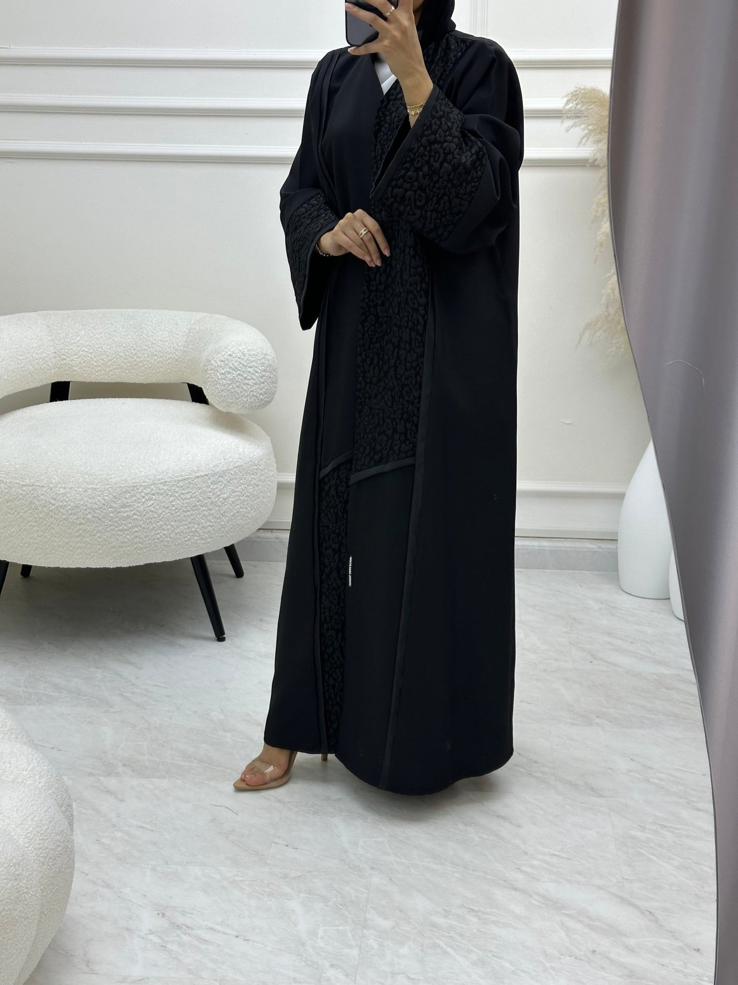 C RTW 0617 Black Abaya