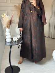 C RTW 0622 Brown Abaya
