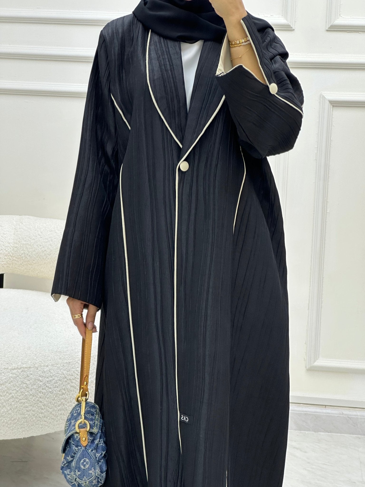 C RTW 0623 Black Abaya