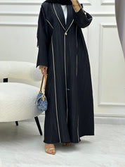 C RTW 0623 Black Abaya