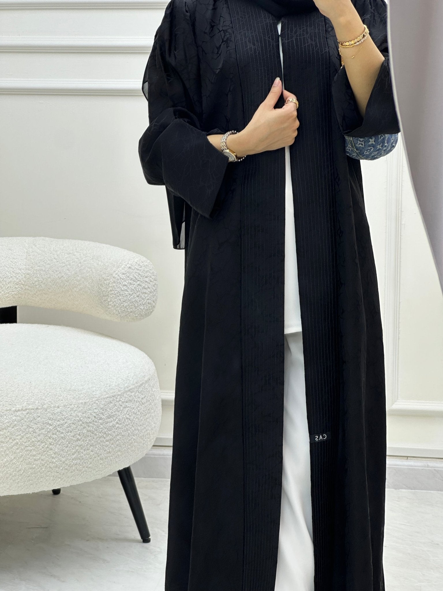 C RTW 0626 Black Abaya