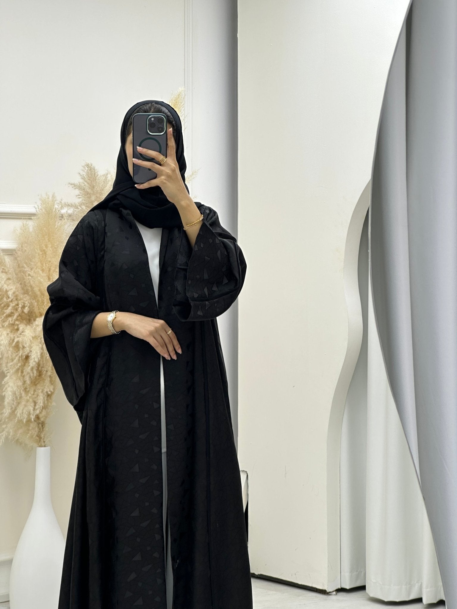 C RTW 0642 Black Abaya