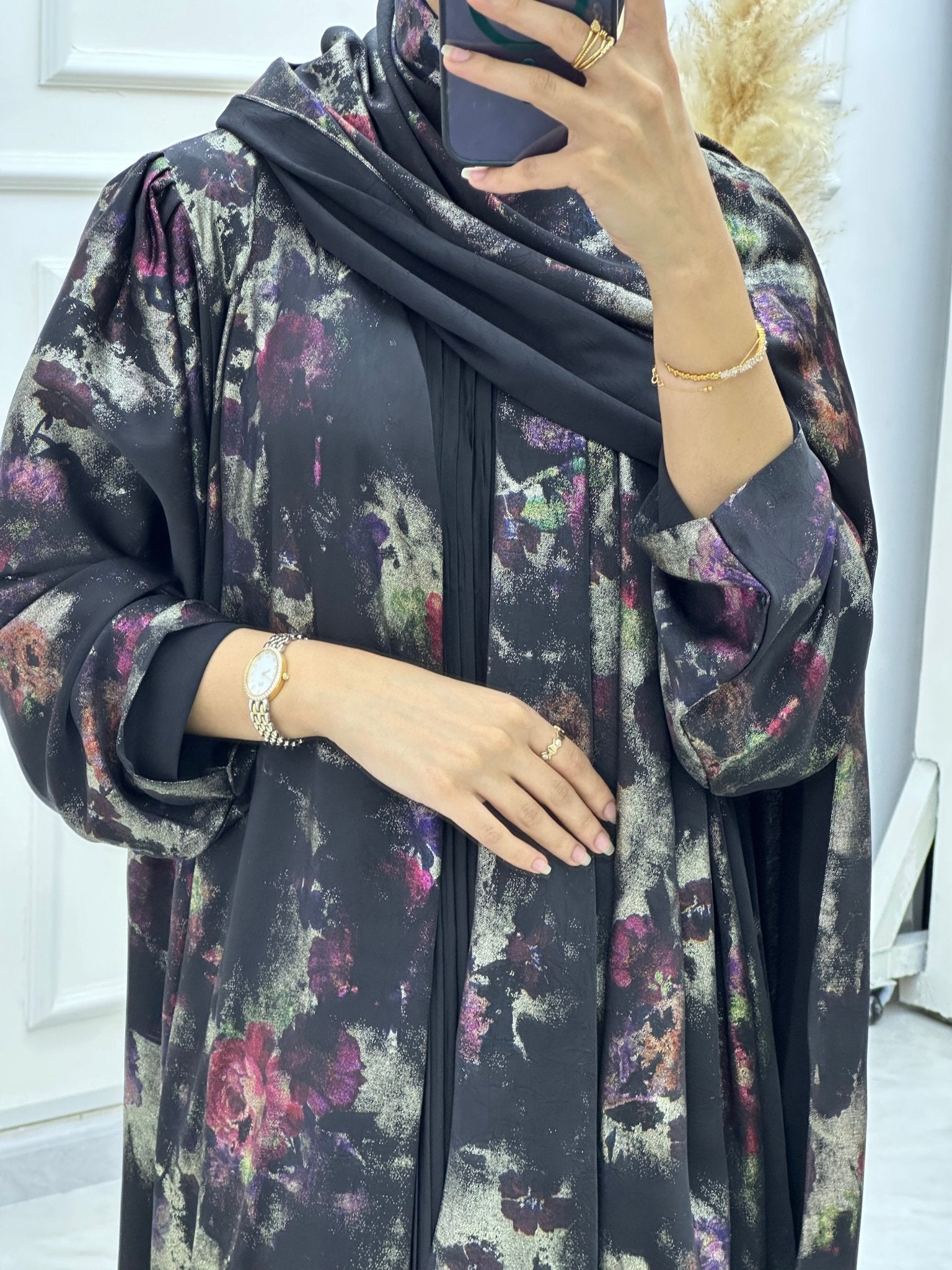 C RTW 0643 Color Printed Abaya