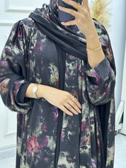 C RTW 0643 Color Printed Abaya