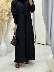 C RTW 0655 Black Coat Abaya