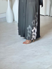 C RTW 0667 Olive Floral Printed Abaya