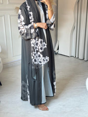 C RTW 0667 Olive Floral Printed Abaya