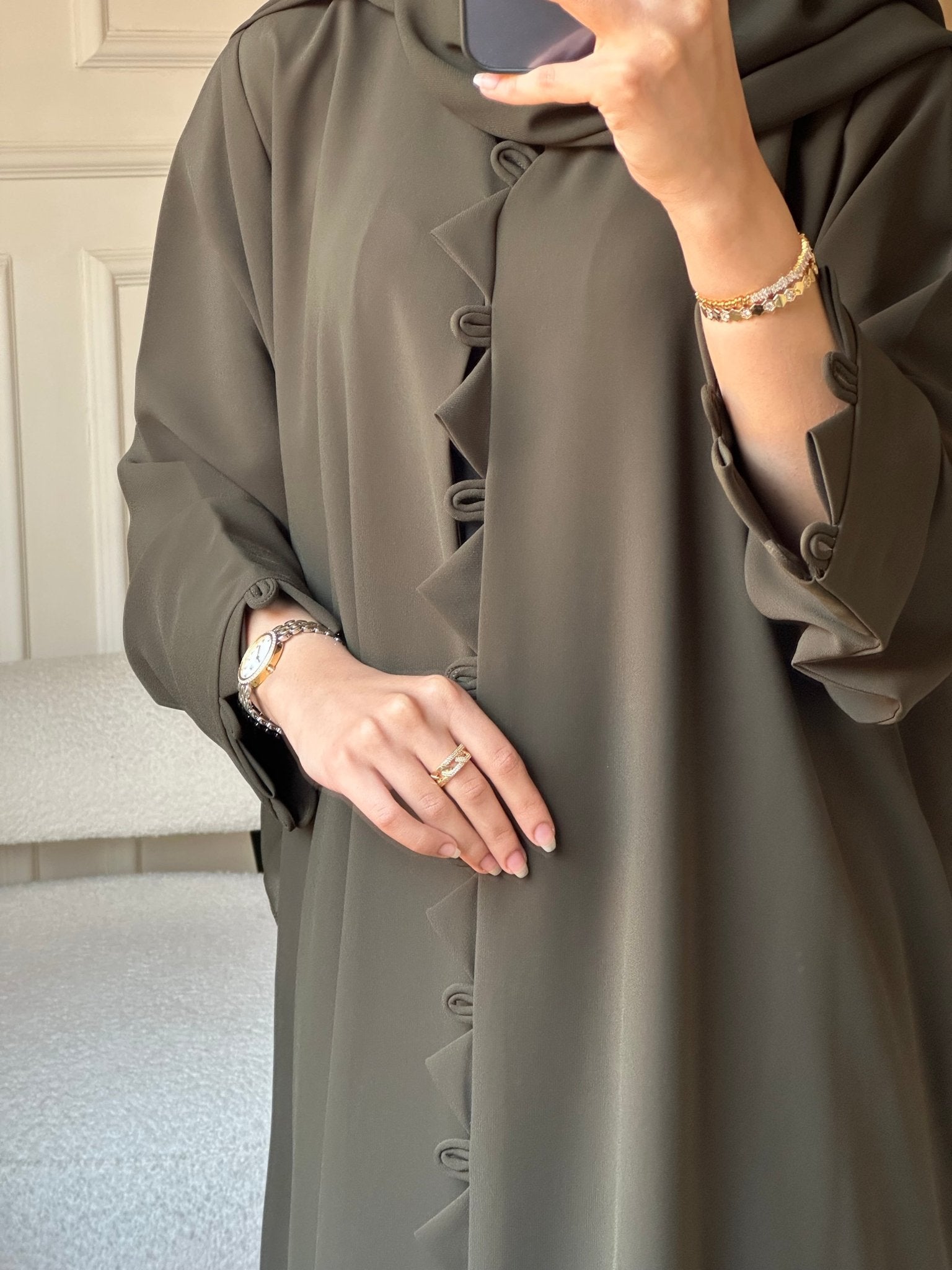 C RTW 0811 Olive Abaya