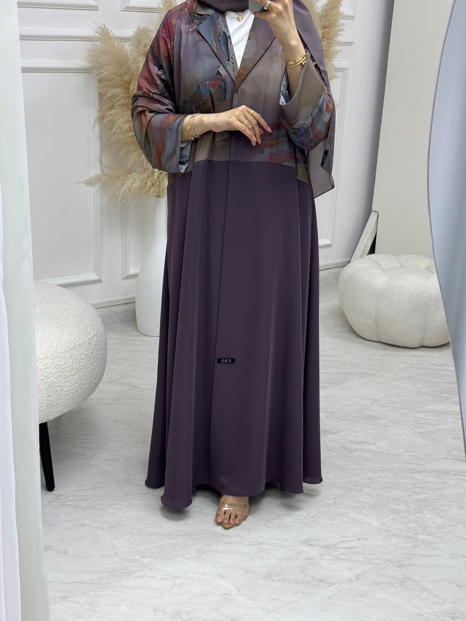 C RTW 0912 - 02 Purple Eid Abaya