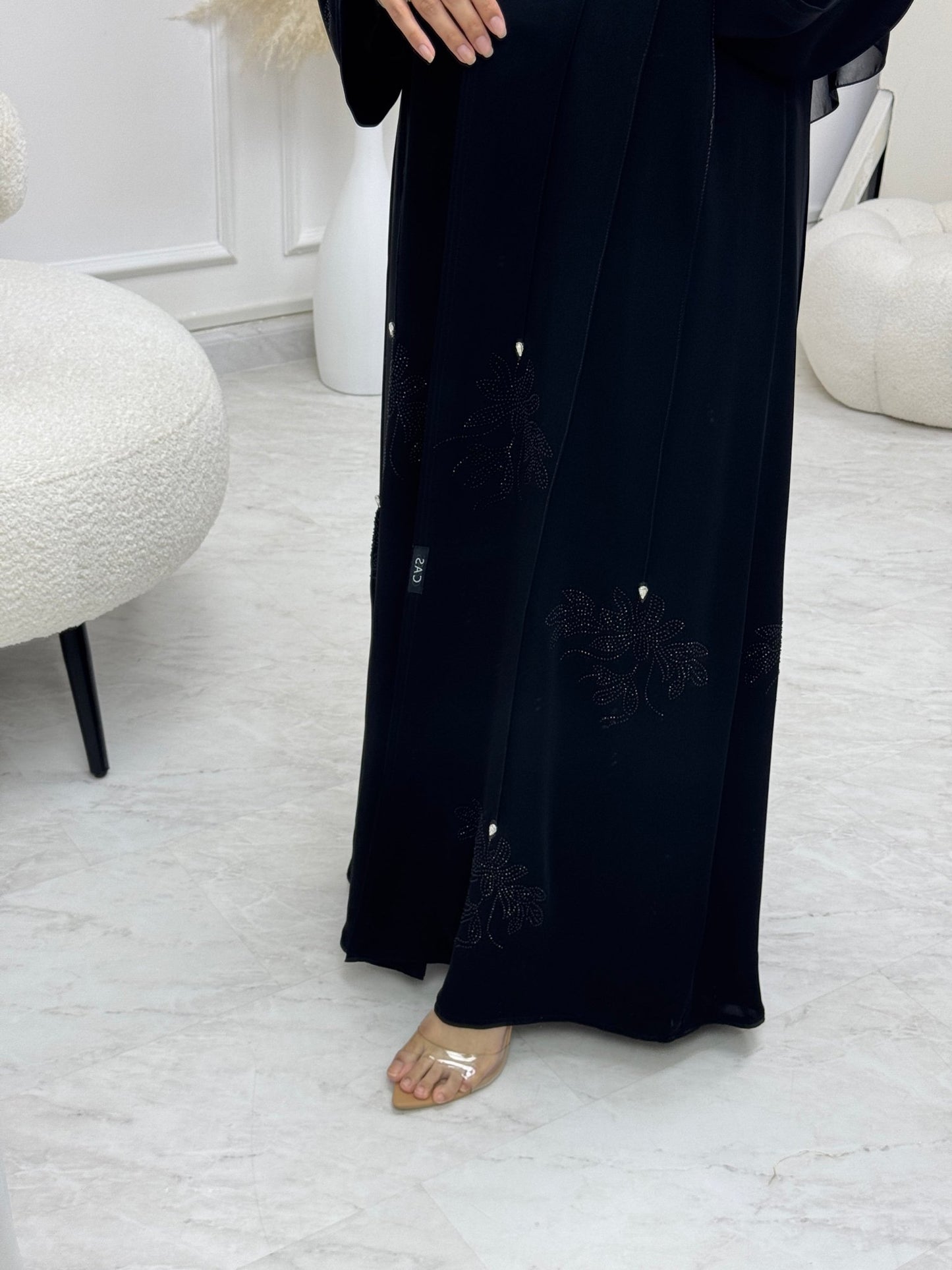 C RTW 0980 Black Eid Abaya