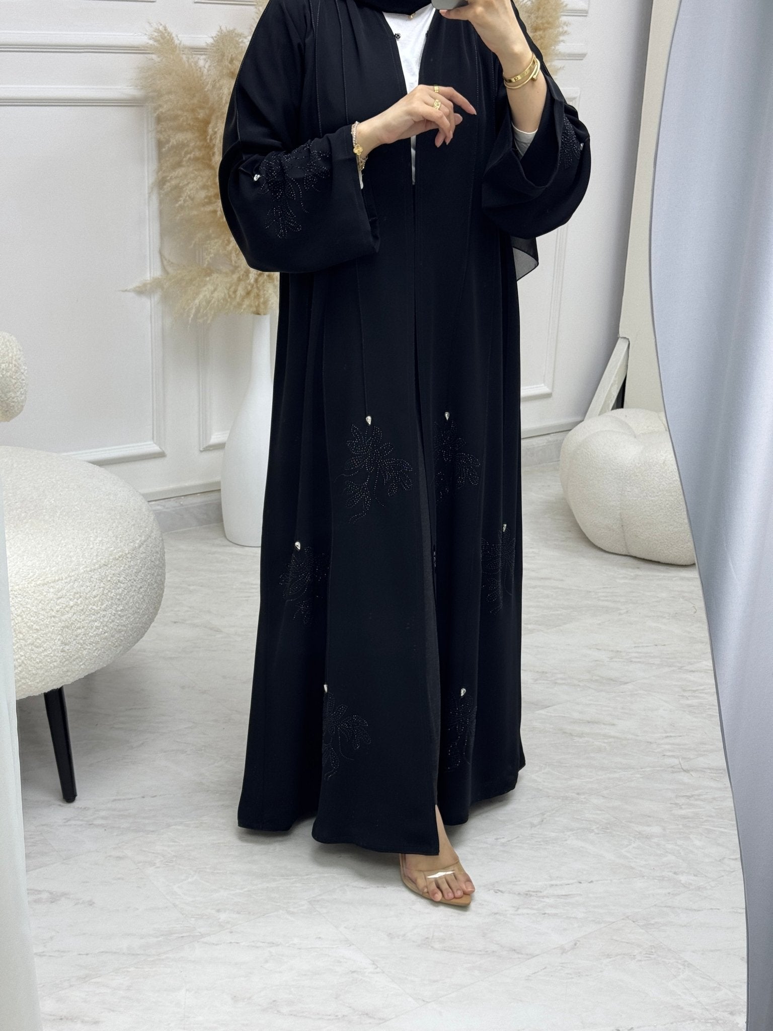 C RTW 0980 Black Eid Abaya