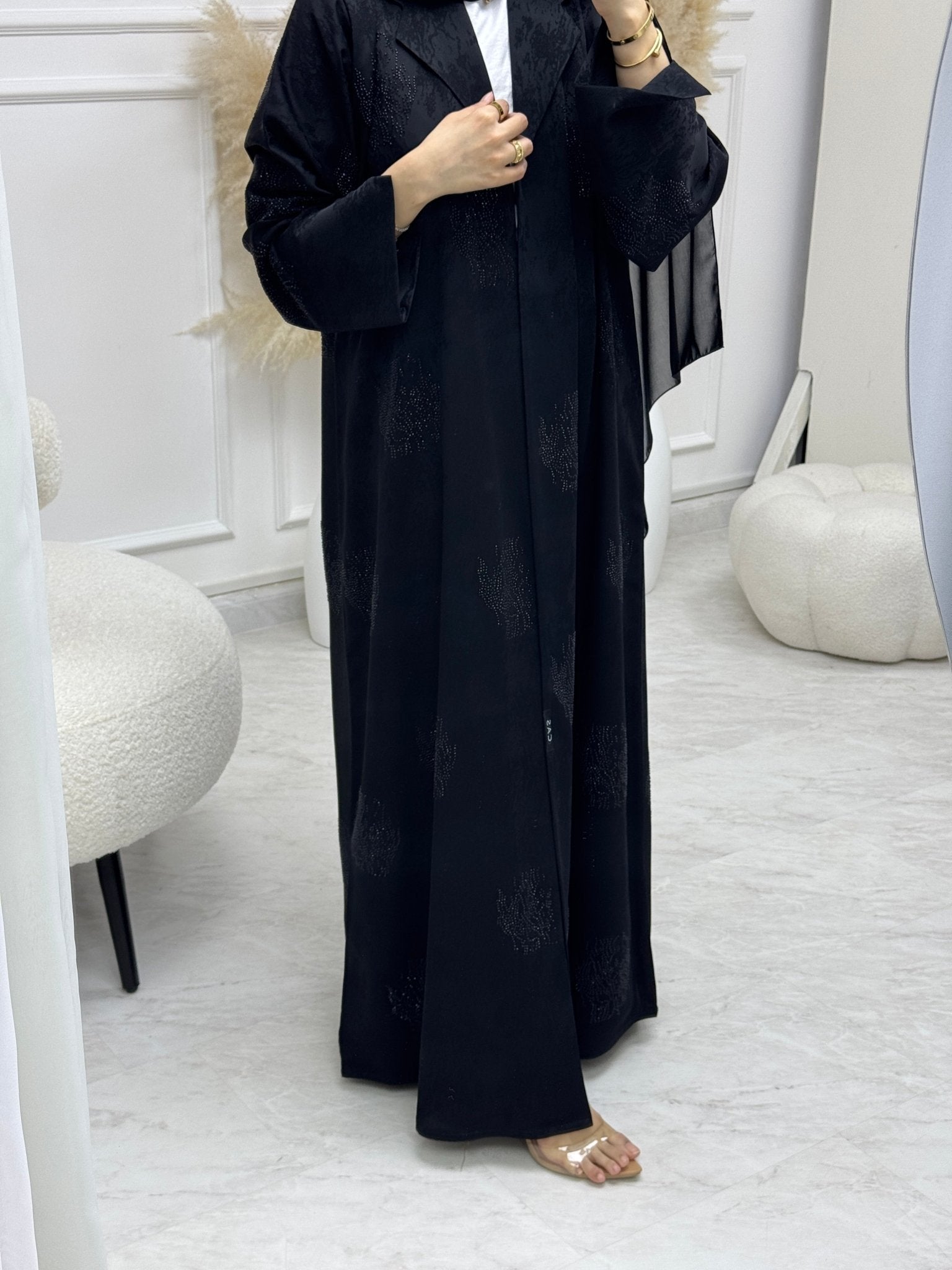 C RTW 0982 Black Eid Abaya