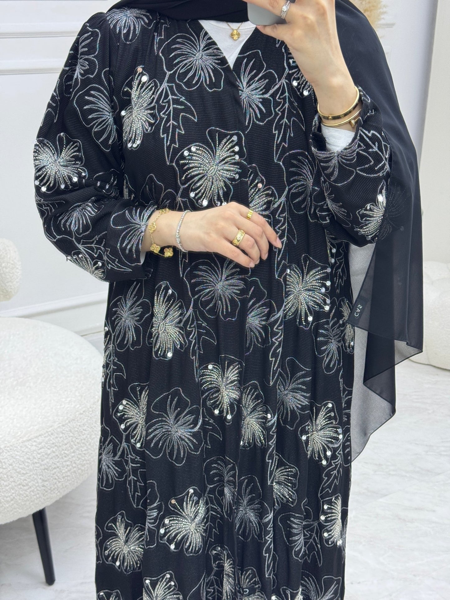 C RTW 0983 Black Eid Abaya