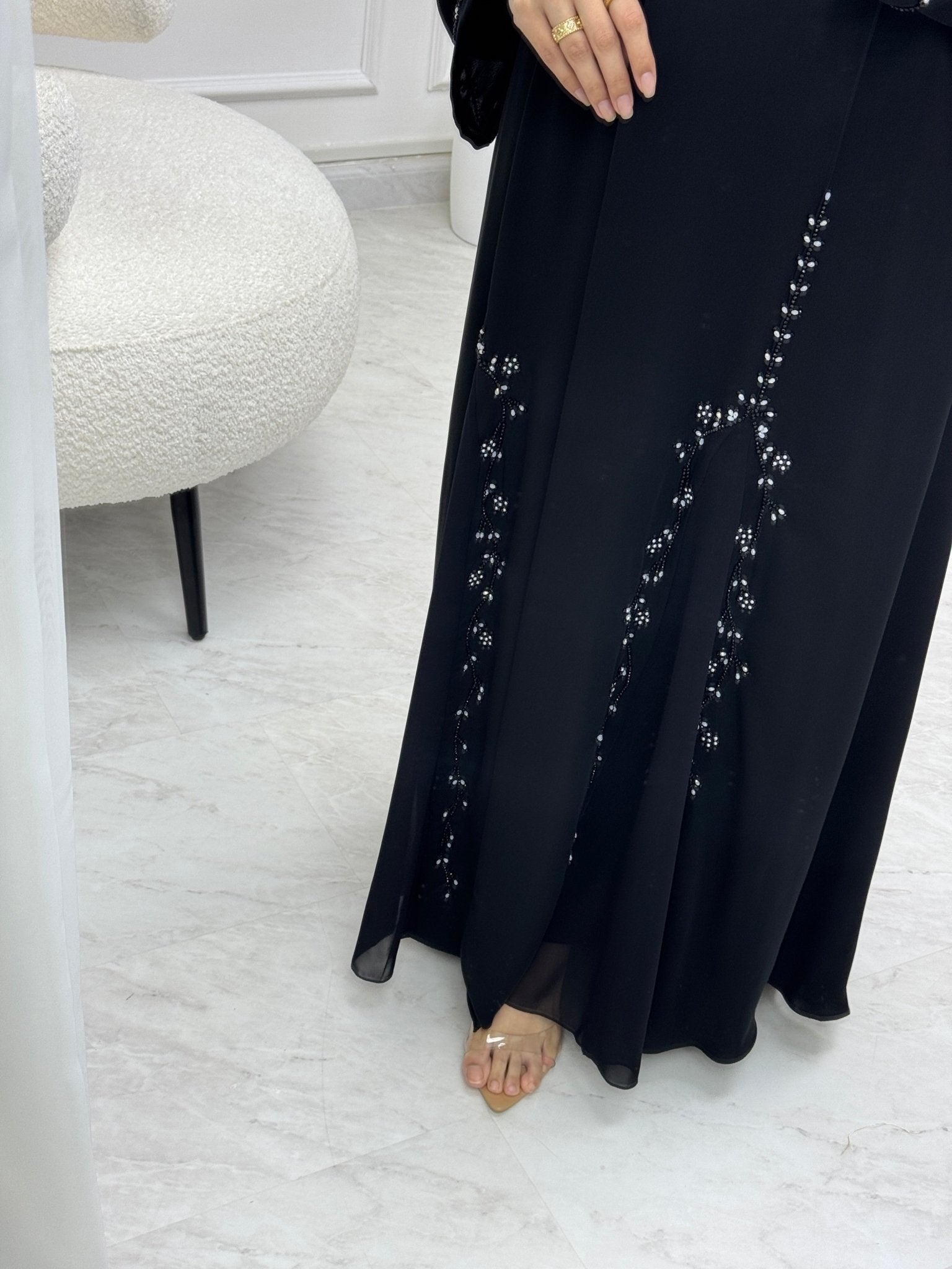 C RTW 0984 Black Eid Abaya