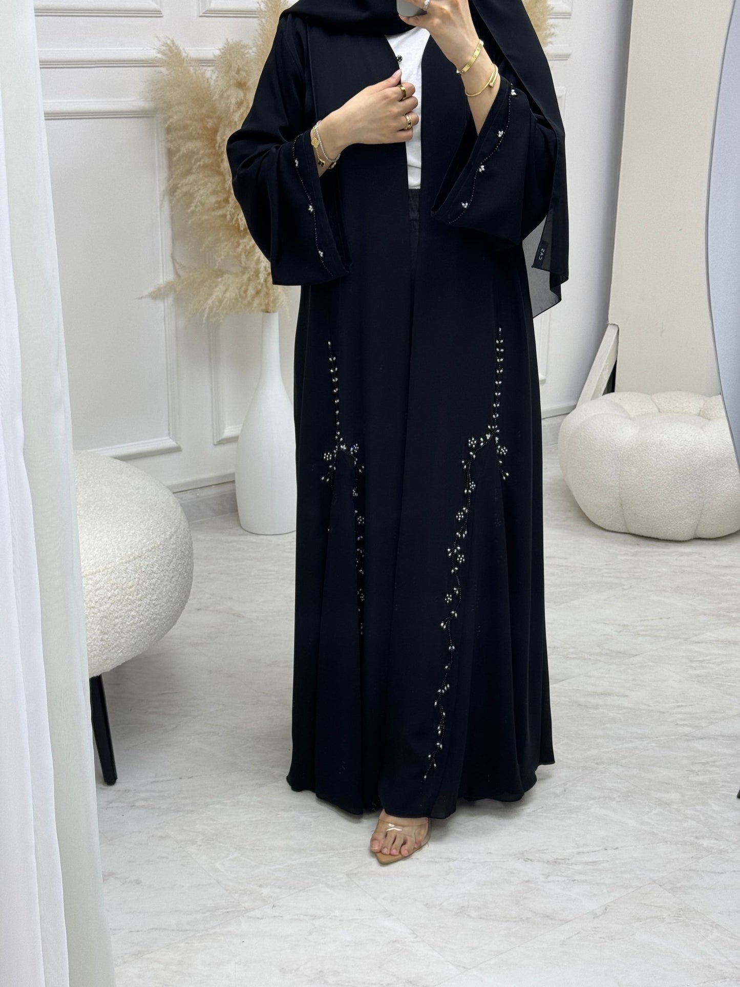 C RTW 0984 Black Eid Abaya