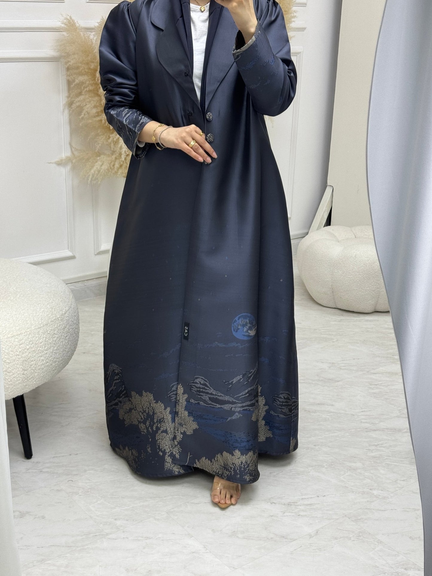 C RTW 0986 - 01 Blue Eid Abaya