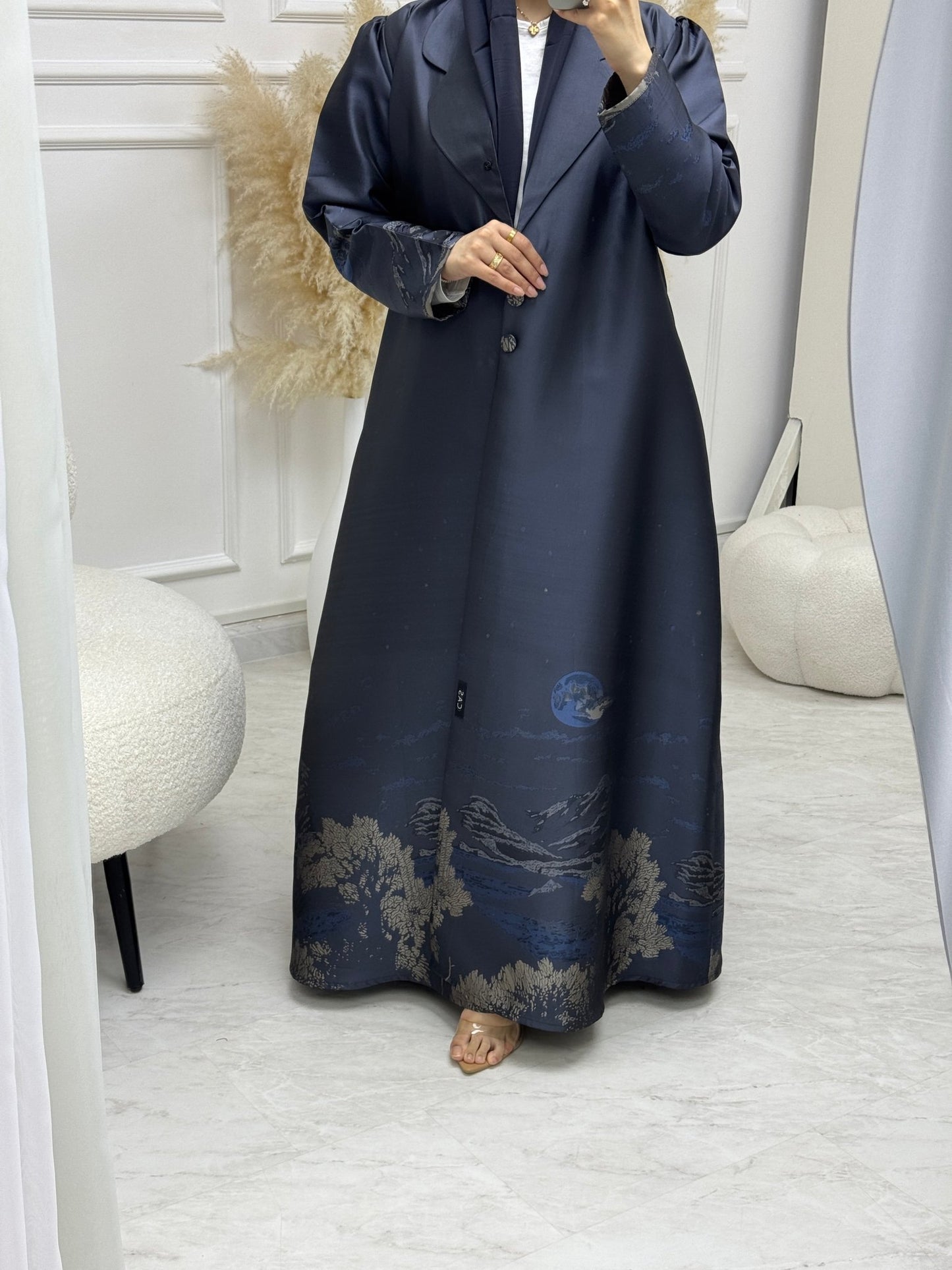 C RTW 0986 - 01 Blue Eid Abaya