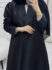 C 0986-02 عباية سوداء للعيد - XS / 49